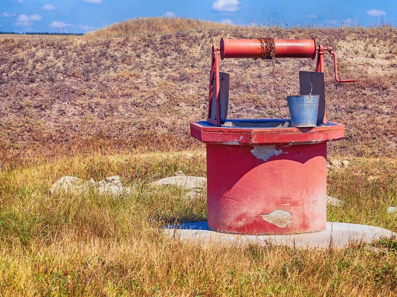Due diligence survey of rural land with an old water well in New Braunfels, Texas